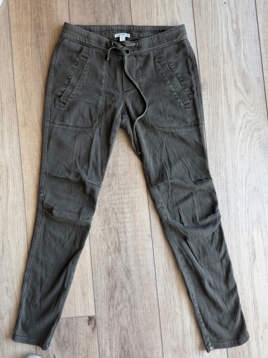 James Perse Pants - James Perse Olive Drawstring Joggers